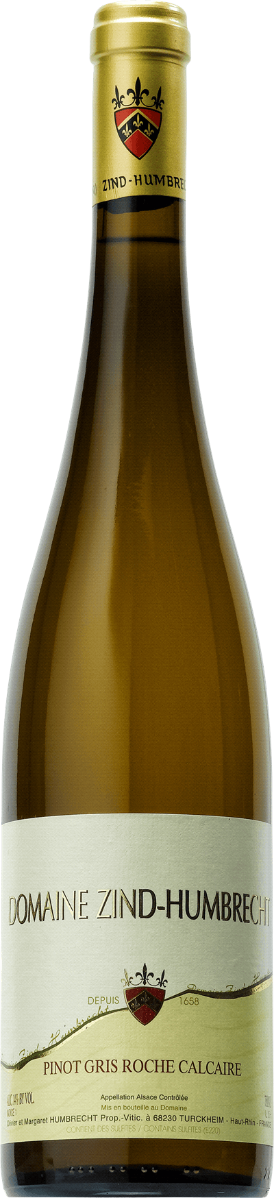 Wine Table Pinot Gris Roche Calcaire Domaine Zind-Humbrecht Frankrike