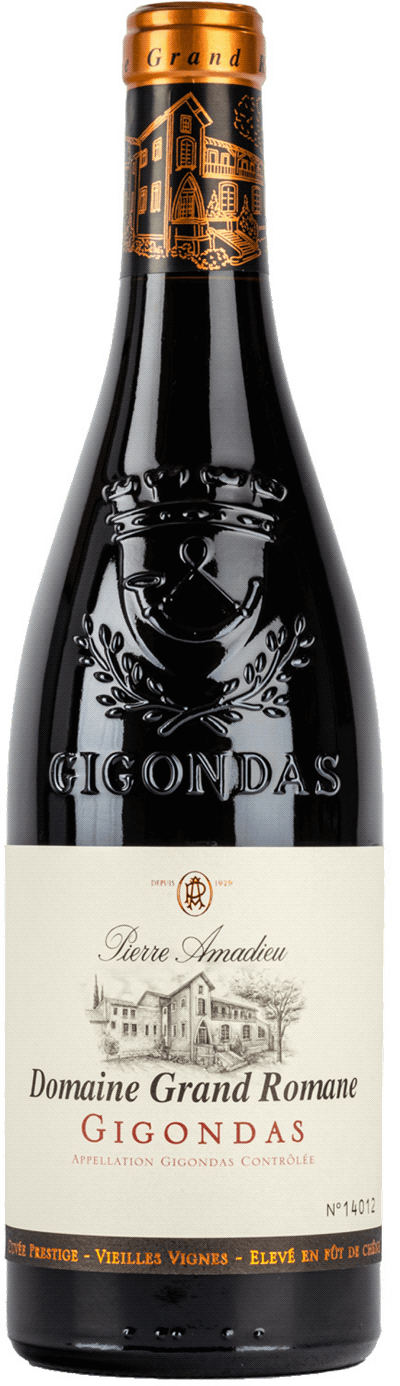 Wine Table Amadieu Domaine Grand Romane Gigondas Rouge Frankrike