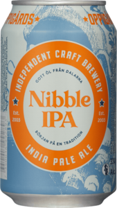 Öl, Nibble IPA från Oppigårds bryggeri.