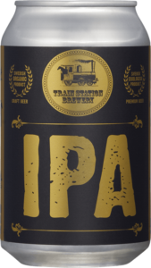 Öl, IPA från Train Station Brewery.