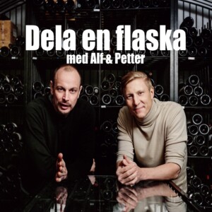 Bild på Petter och Alf i Dela en Flaska poddcast