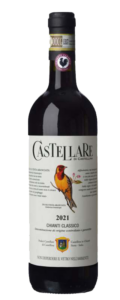 Rött vin från Toscana.