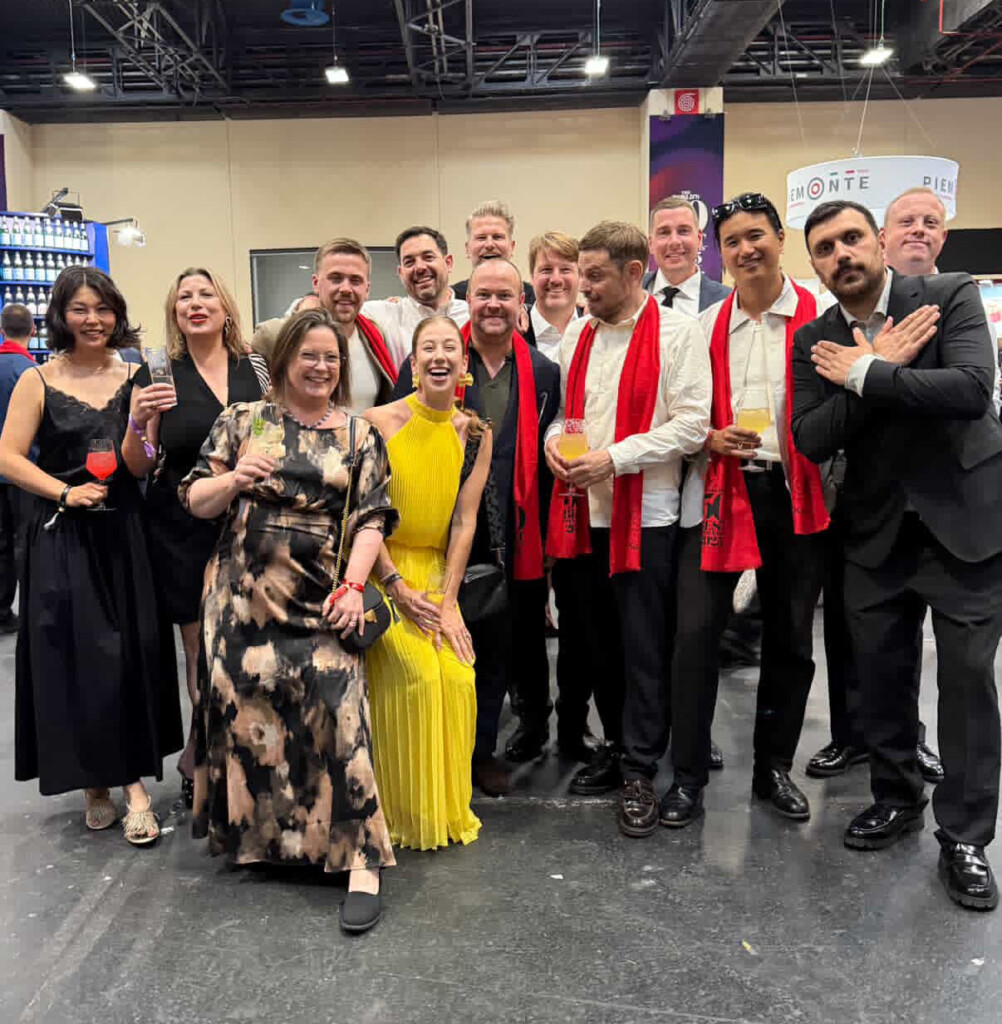 Delar av den nordiska delegationen på galan.
