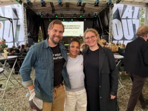 Greentopia panel Gustav Johansson från Jävligtgott, Jessie Sommarström och Sofia B Olsson på Way Out West