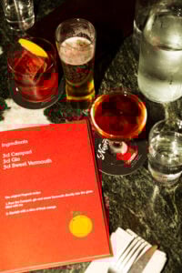 Dags för det årliga firandet av Negroni Week på Tjoget 2