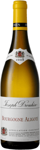 En flaska med Bourgogne Aligoté Joseph Drouhin, 2022, ett vitt vin från Bourgogne i Frankrike