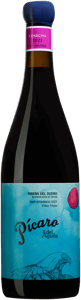 En flaska med Dominio del Aguila Picaro 2021, ett rött vin från Kastilien-León i Spanien