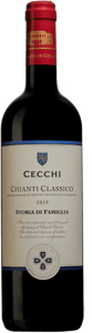 En flaska med Storia di Famiglia Chianti Classico 2020, ett rött vin från Toscana i Italien