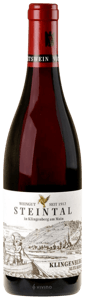 En flaska med Weingut Steintal Klingenberg Spätburgunder Alte Reben 2020, ett rött vin från Franken i Tyskland