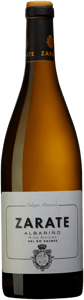 En flaska med Zarate Albariño 2022, ett vitt vin från Galicien i Spanien