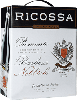 Ricossa Barbera Nebbiolo 2020, ett rött vin från Italien