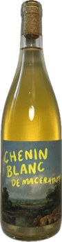 En glasflaska med Testalonga Chenin Blanc de Maceration, ett vitt vin från Western Cape i Sydafrika