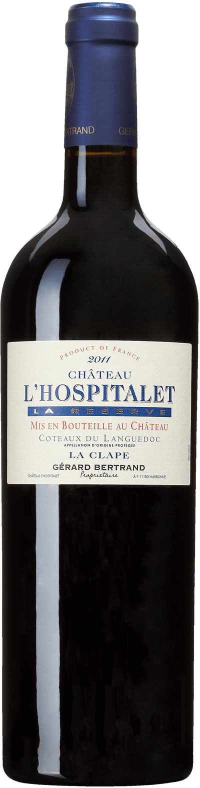 Wine Table Gérard Bertrand Château L’Hospitalet La Réserve Rouge Frankrike