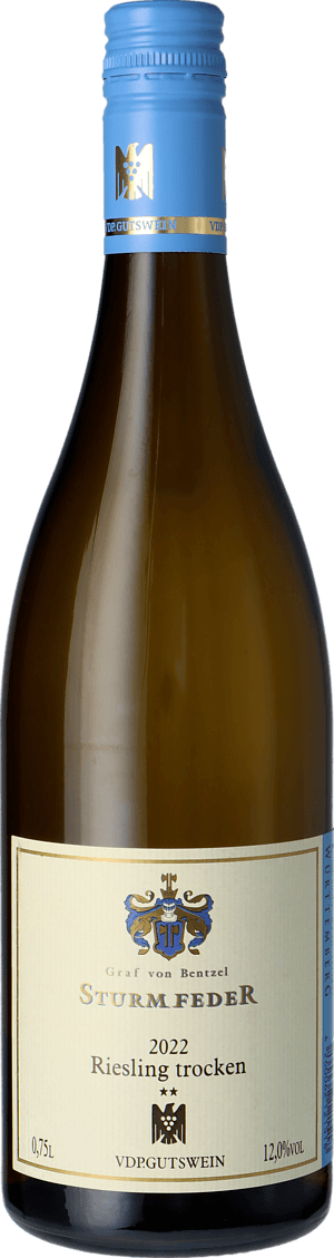 Wine Table Graf von Bentzel Sturmfeder Riesling trocken Tyskland