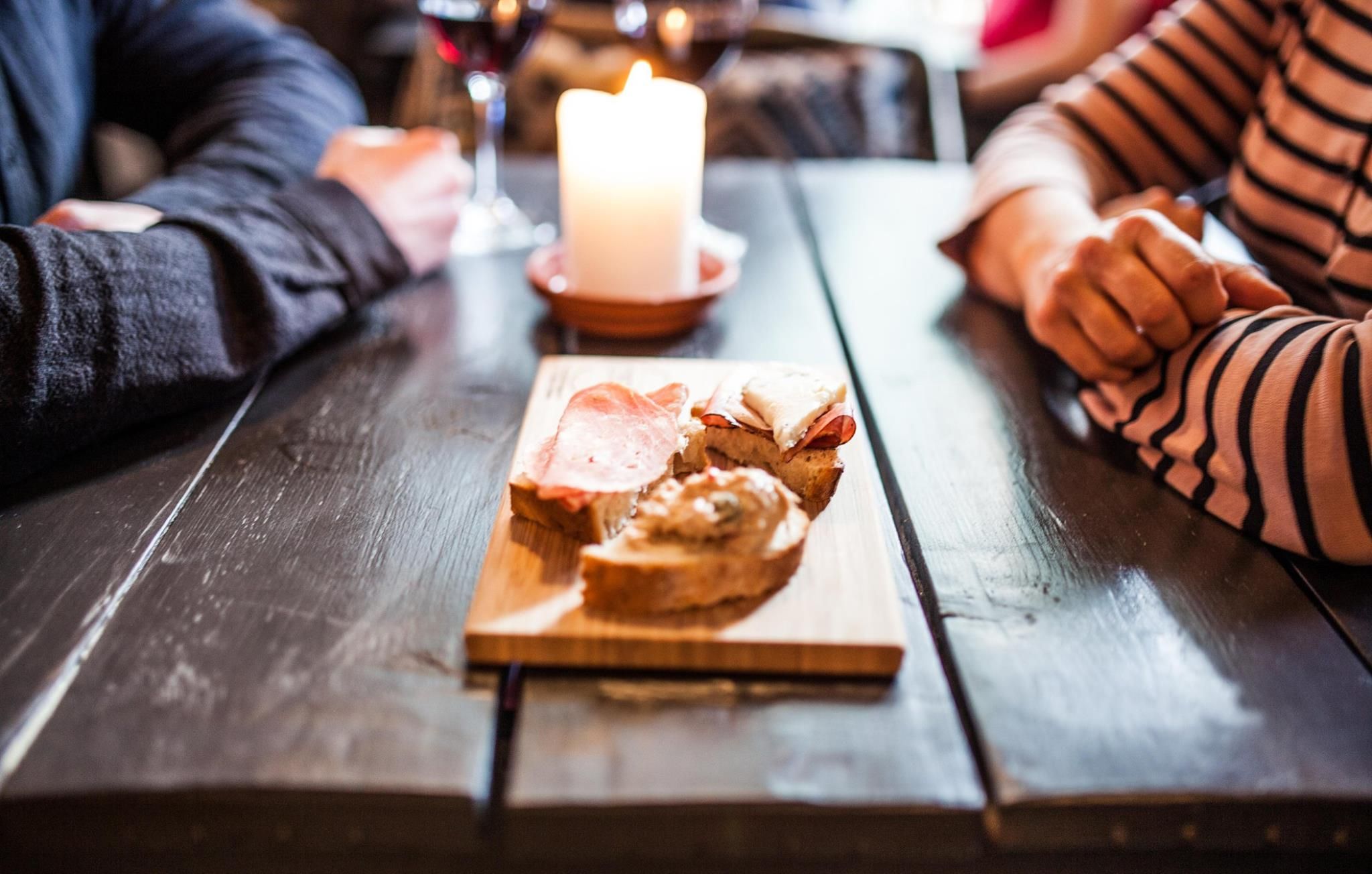 God mat på vinbar i Malmö