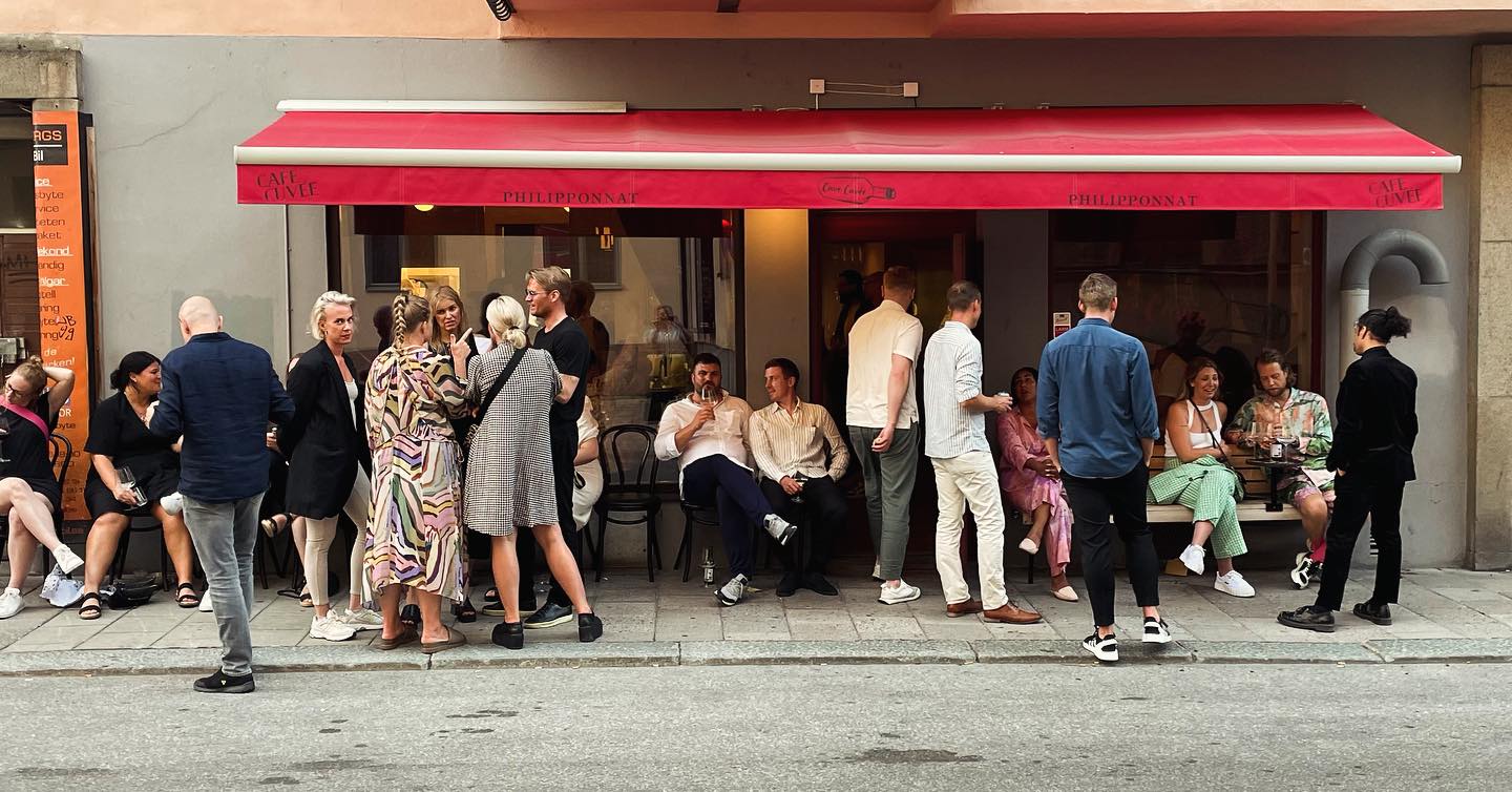 Bild på Café Cuvée, en vinbar i Stockholm, Södermalm