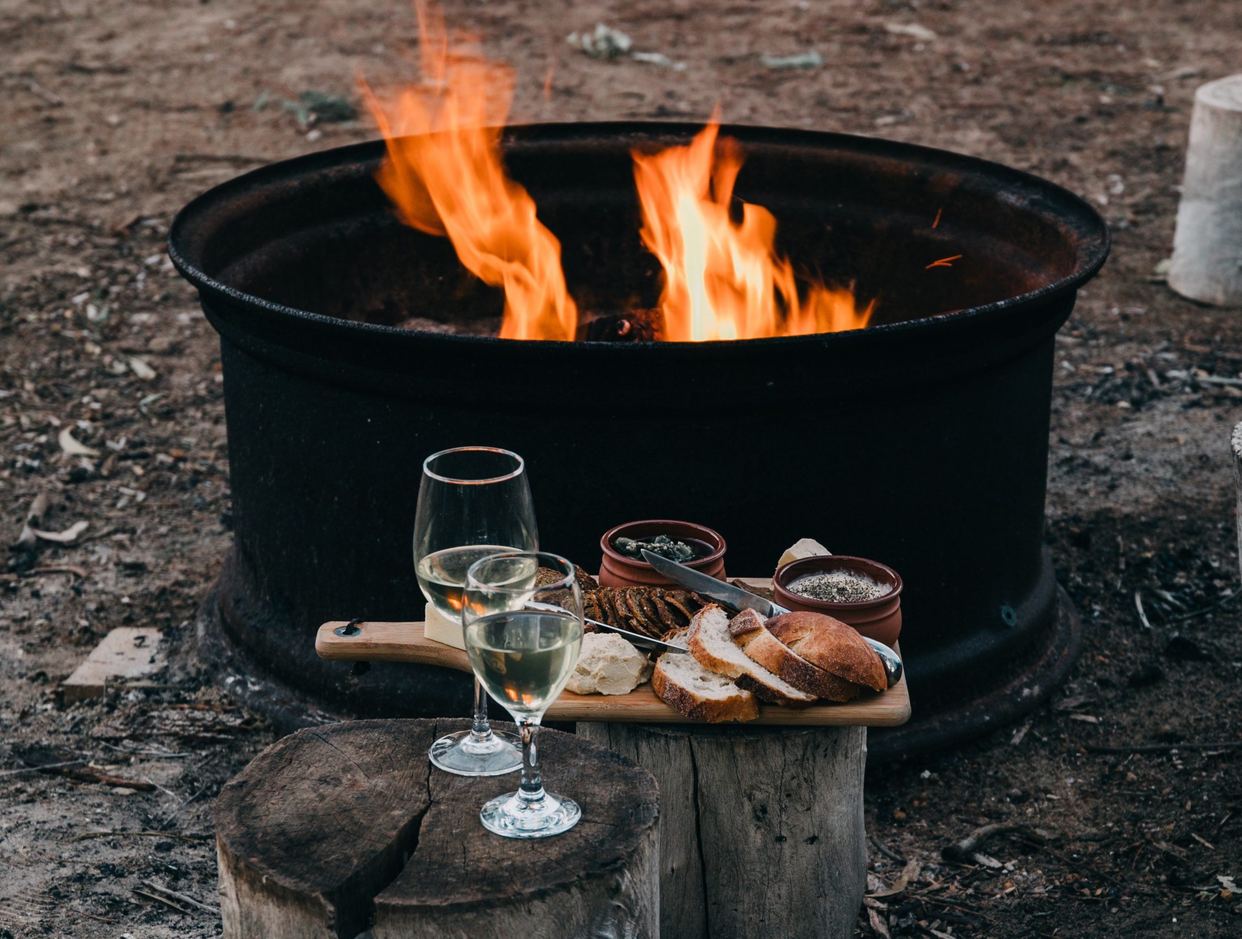 Bild på Smältande goda snacks till riesling