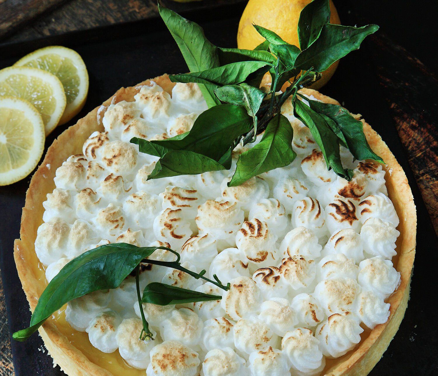 Citron– och marängpaj 