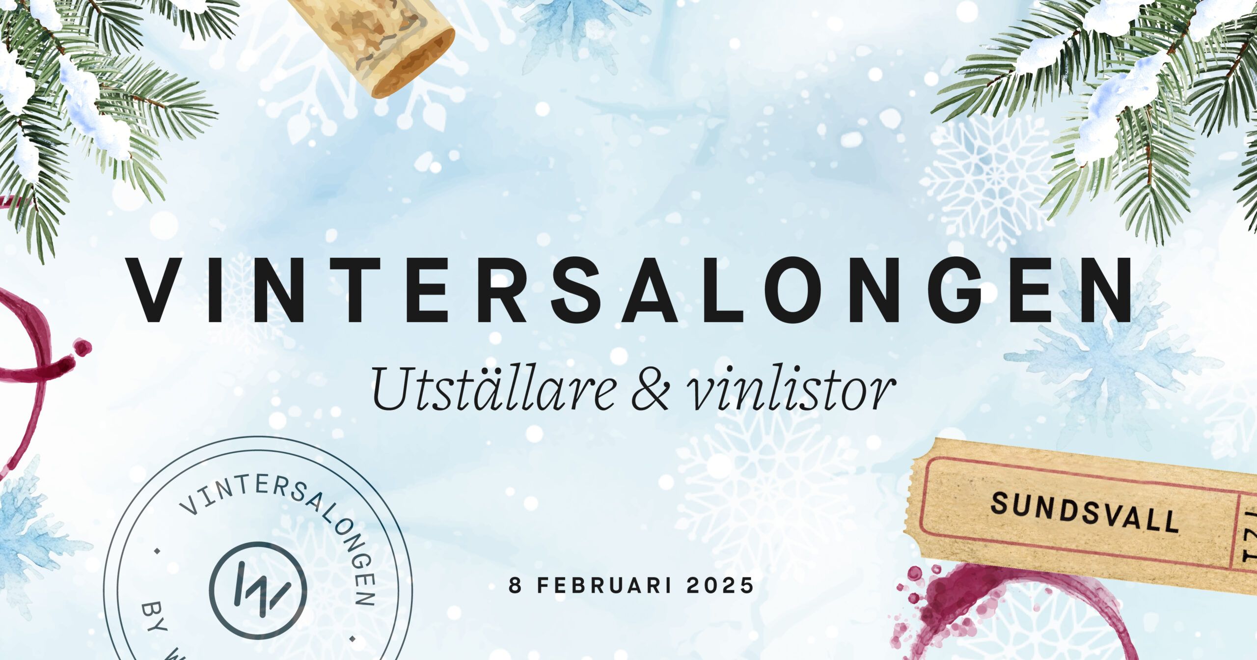 Bild på Vintersalongen 2025 – utställare och vinlistor