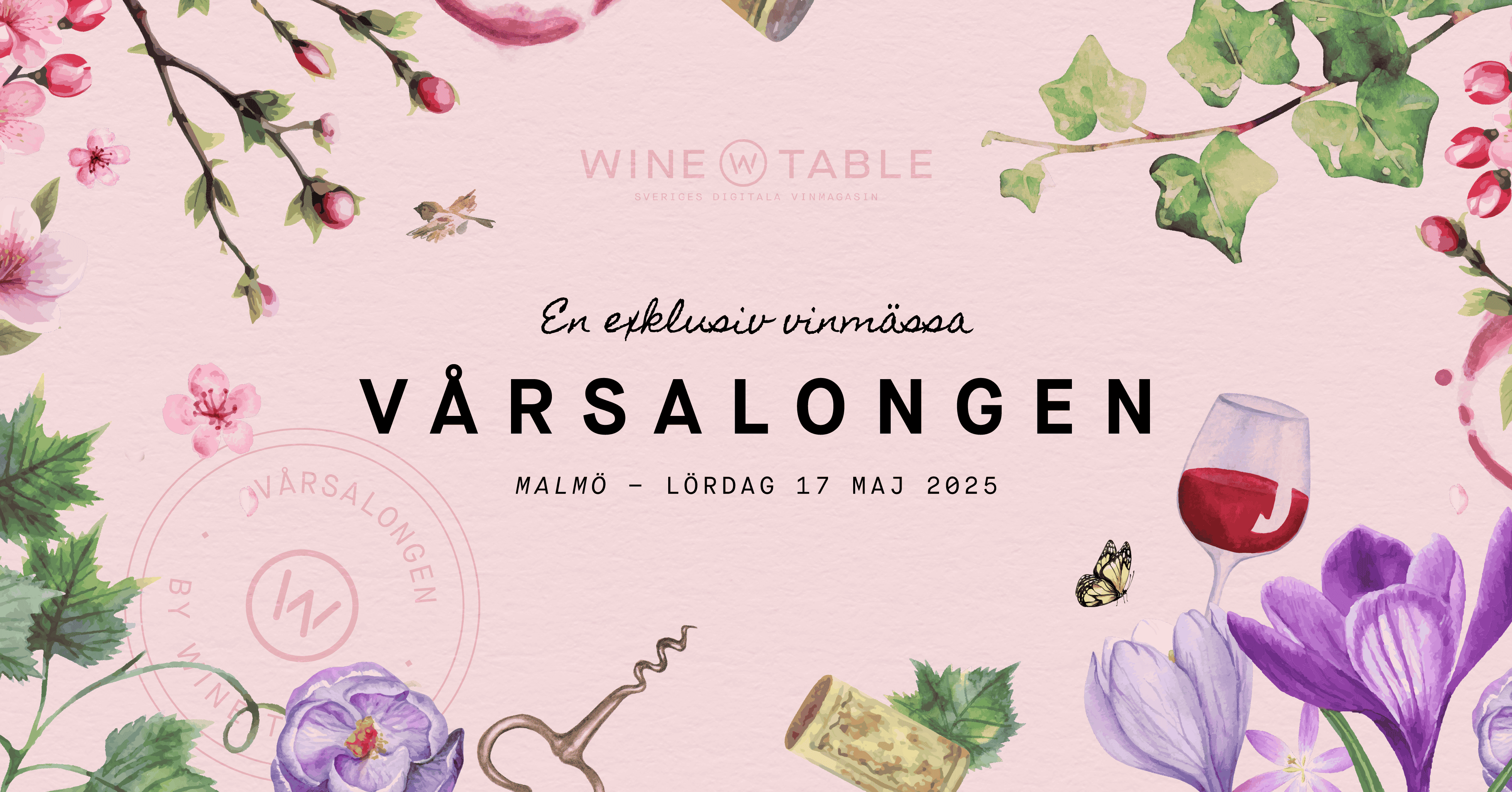 Bild på Vårsalongen i Malmös utställare och deras vinlistor 2025