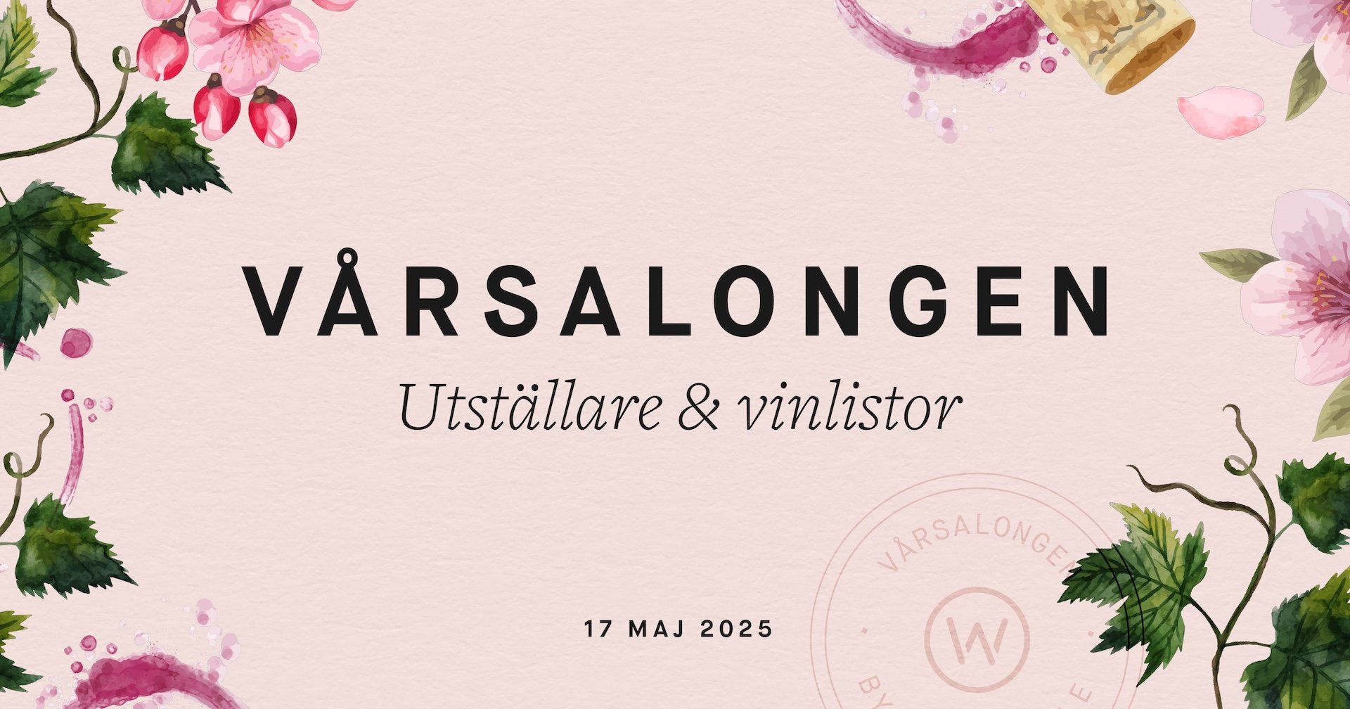 Bild på Vårsalongen 2025 i Malmö – en smakrik vinsalong för alla vinälskare