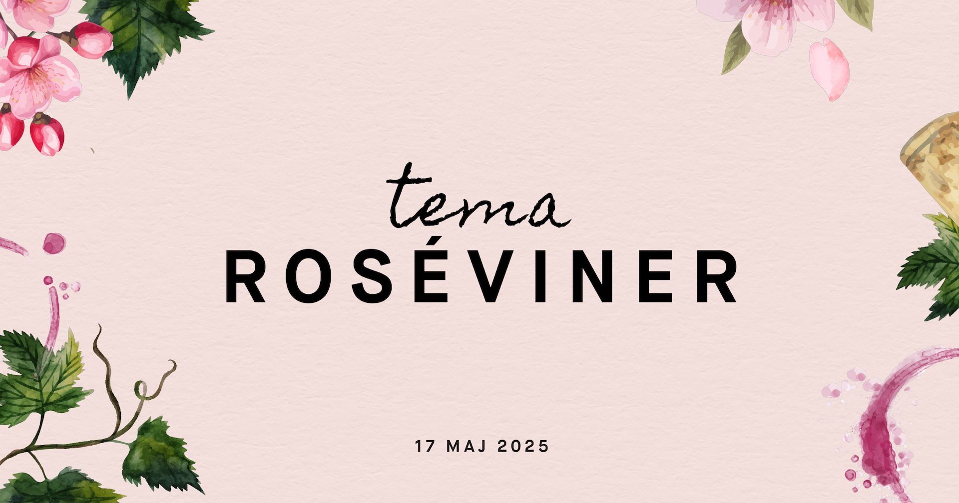 Bild på Vårsalongen Malmö 2025 – Tema Roséviner