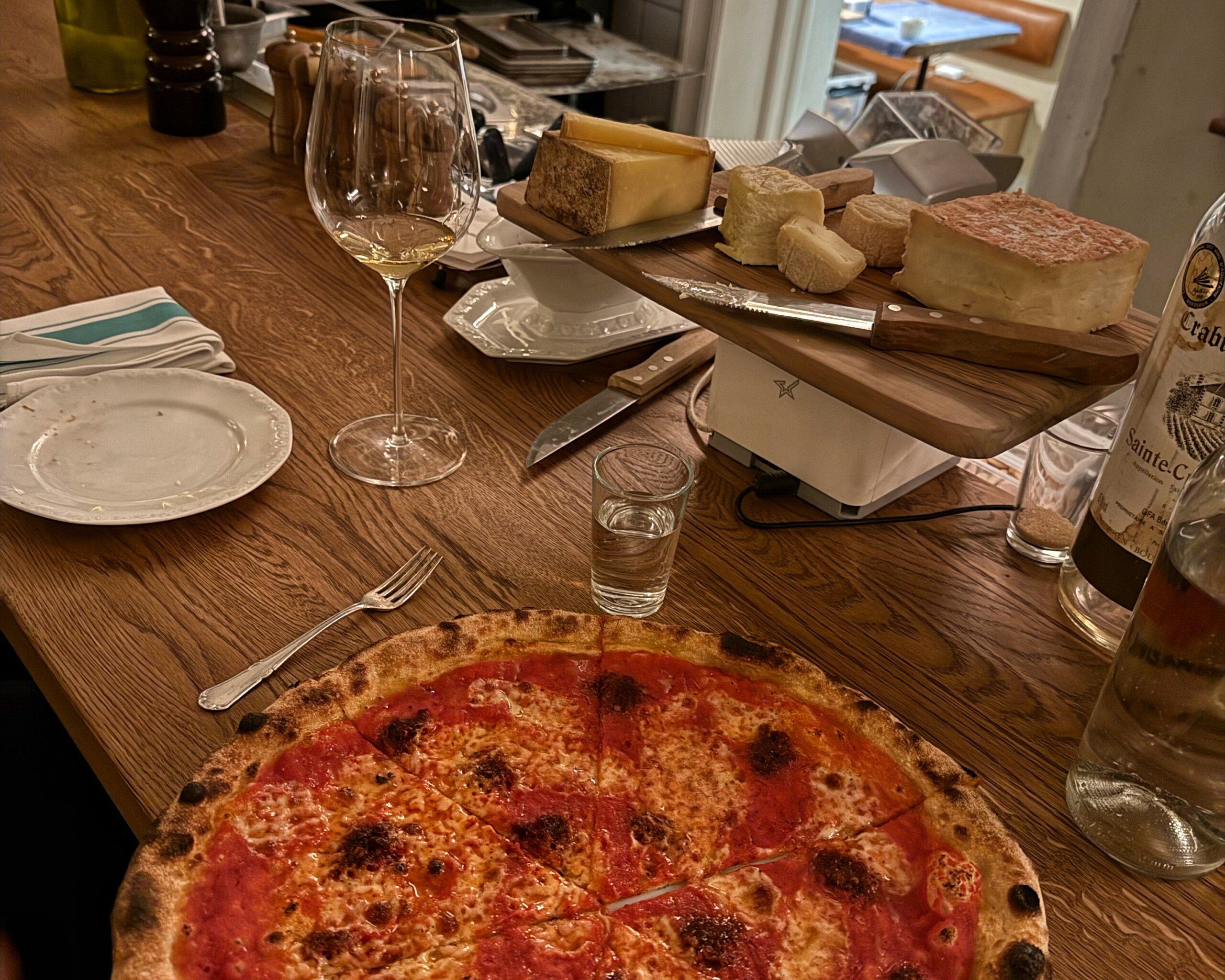 Vinbar med Pizza