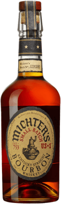 En glasflaska med Michter’s US*1 Kentucky Straight Bourbon, en whisky från Kentucky i USA