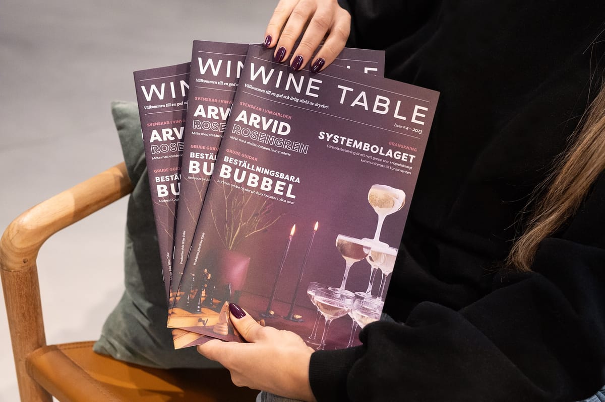 Bild på Wine Tables nionde magasin är här!