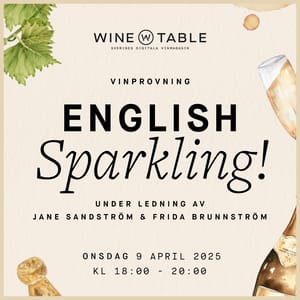 English Sparkling vinprovning i stockholm