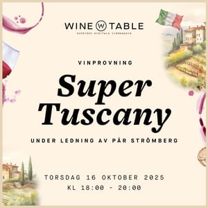 Super Tuscany – Vinprovning med Pär Strömberg