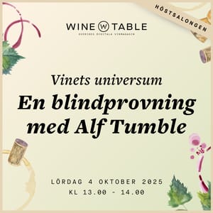 Vinets universum – en blindprovning med Alf Tumble