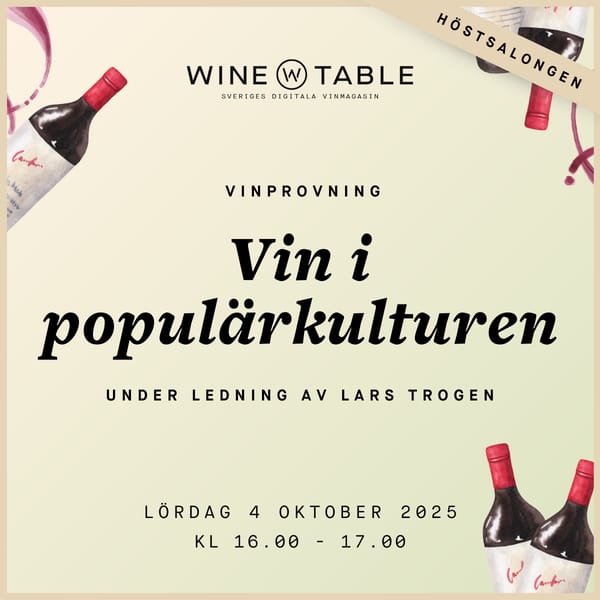 Vin i popkulturen med Lars Trogen