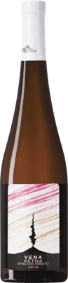 En glasflaska med Domaine du Vieux Pressoir Saumur Traditional Brut, en rosévin från Sicilien i Italien