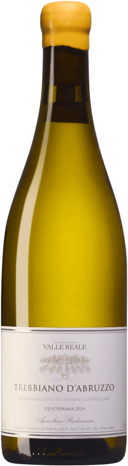 En glasflaska med David & Nadia Grenache Noir 2022, ett vitt vin från Abruzzerna i Italien