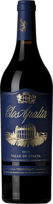 En glasflaska med Glenelly Estate Lady May, ett rött vin från Chile