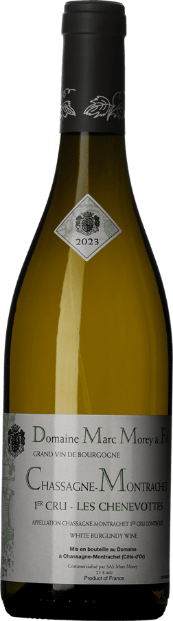 En glasflaska med Fitapreta a Laranja Mecânica, ett vitt vin från Bourgogne i Frankrike