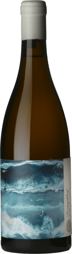 En glasflaska med Kullabergs Vingård Josefinelust Brut Zero 2021, ett vitt vin från Sydafrika