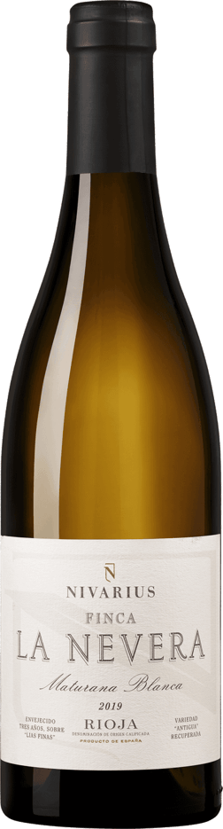 En glasflaska med Le Serre Nuove dell'Ornellaia 2022, ett vitt vin från Rioja i Spanien