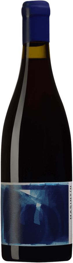 En glasflaska med Masintín Mezcla Tinta 2021, ett rött vin från Chile