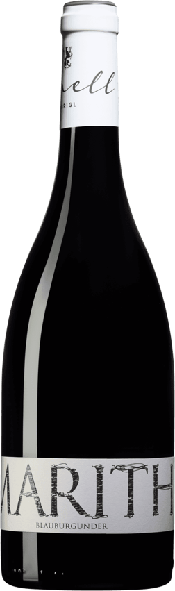 En glasflaska med Tenuta Kornell Florian Brigl Marith Blauburgunder 2023, ett rött vin från Trentino-Alto Adige i Italien