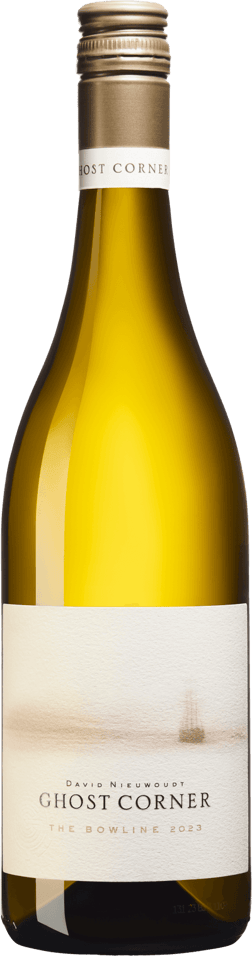 En glasflaska med Cederberg Private Cellar Ghost Corner The Bowline 2023, ett vitt vin från Sydafrika