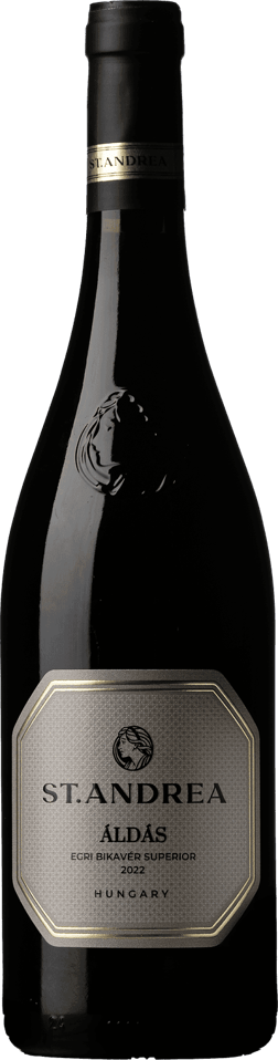 En glasflaska med Louise Jadot Beaune Premier Cru Les Avaux 2016, ett rött vin från Eger i Ungern