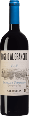En glasflaska med Signature Barrel Fermented Torrontés, ett rött vin från Toscana i Italien
