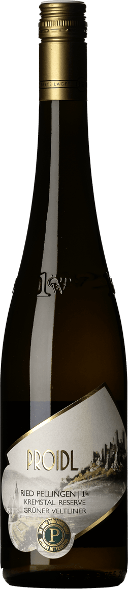En lättare glasflaska med Domaine Vigneau Chevreau Vouvray Cuvée Silex 2022, ett vitt vin från Niederösterreich i Österrike