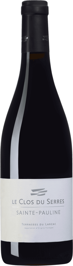 En glasflaska med Domaine des Marrans Beaujolais Blanc 2022, ett rött vin från Languedoc-Roussillon i Frankrike