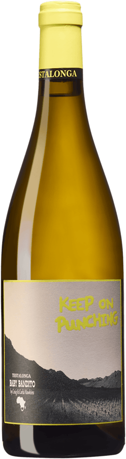 En glasflaska med Dog Point Vineyards Chardonnay 2021, ett vitt vin från Western Cape i Sydafrika